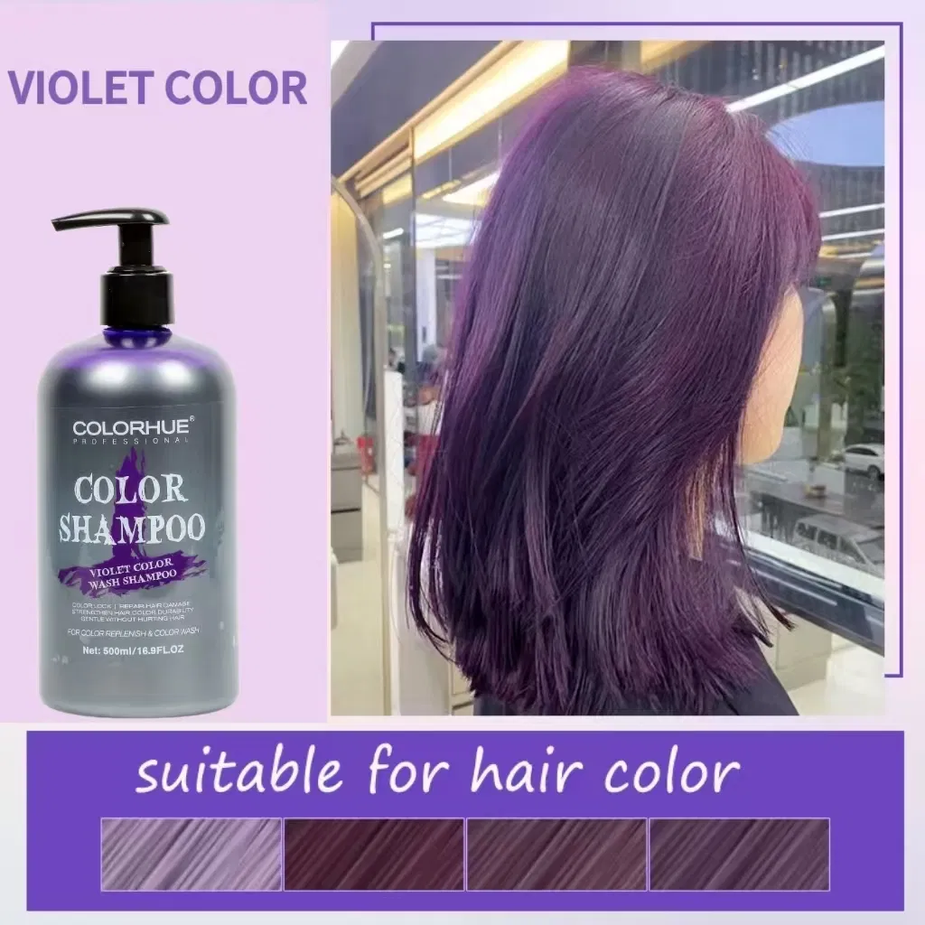 500ml Wholesale Hair Salon Care Products Color Protection Organic Hair Shampoo