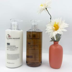 Pure Mermaid Custom Luxury Hair Care Set Vegan Protein Strengthen Shampoo and Conditioner Private Label