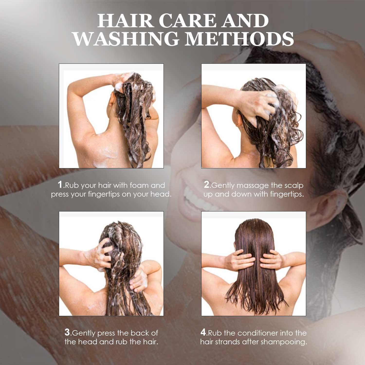 OEM/ODM Luxury Natural Caviar Shampoo Vegan Hair Loss Repair Custom Logo Nourishing Caviar Hair Care Shampoo Set