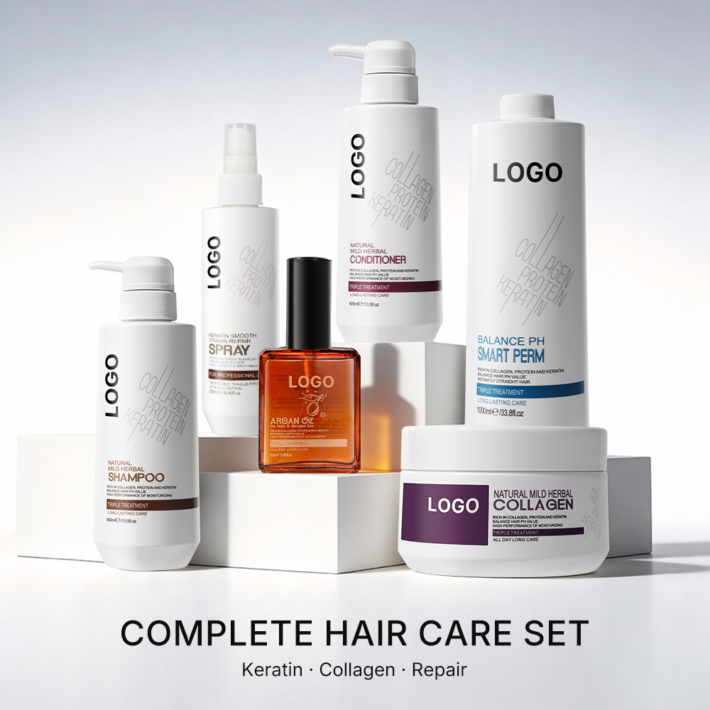 Private Label Hair Care Sets Products Treatment Wholesale OEM Mask Manufacturer Natural Sulfate Free Shampoo And Conditioner