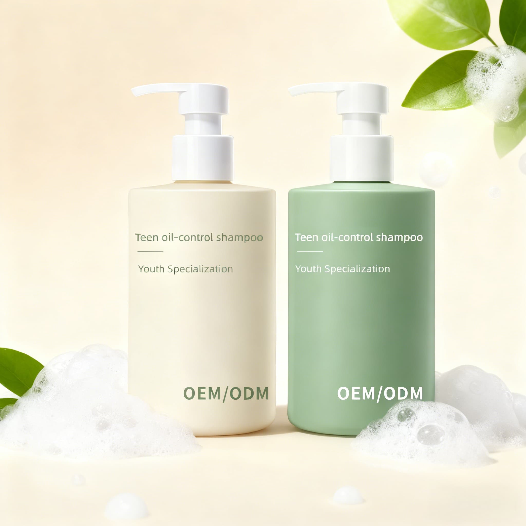 Factory Customized OEM Children Herbal Shampoo Dandruff Removal Oil Control Liquid Refreshing Smooth Unisex Formula