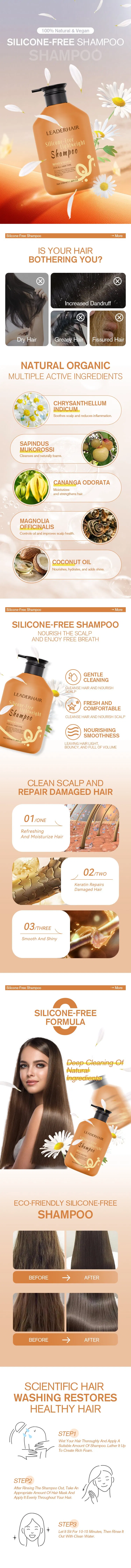Silicone-Free Volumizing Shampoo Detail