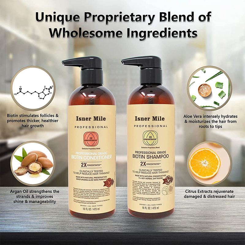 Private Label Hair Care Anti-aching Anti-hair Loss Growth Moisture Rich Advanced Therapy Shampoo and Conditioner