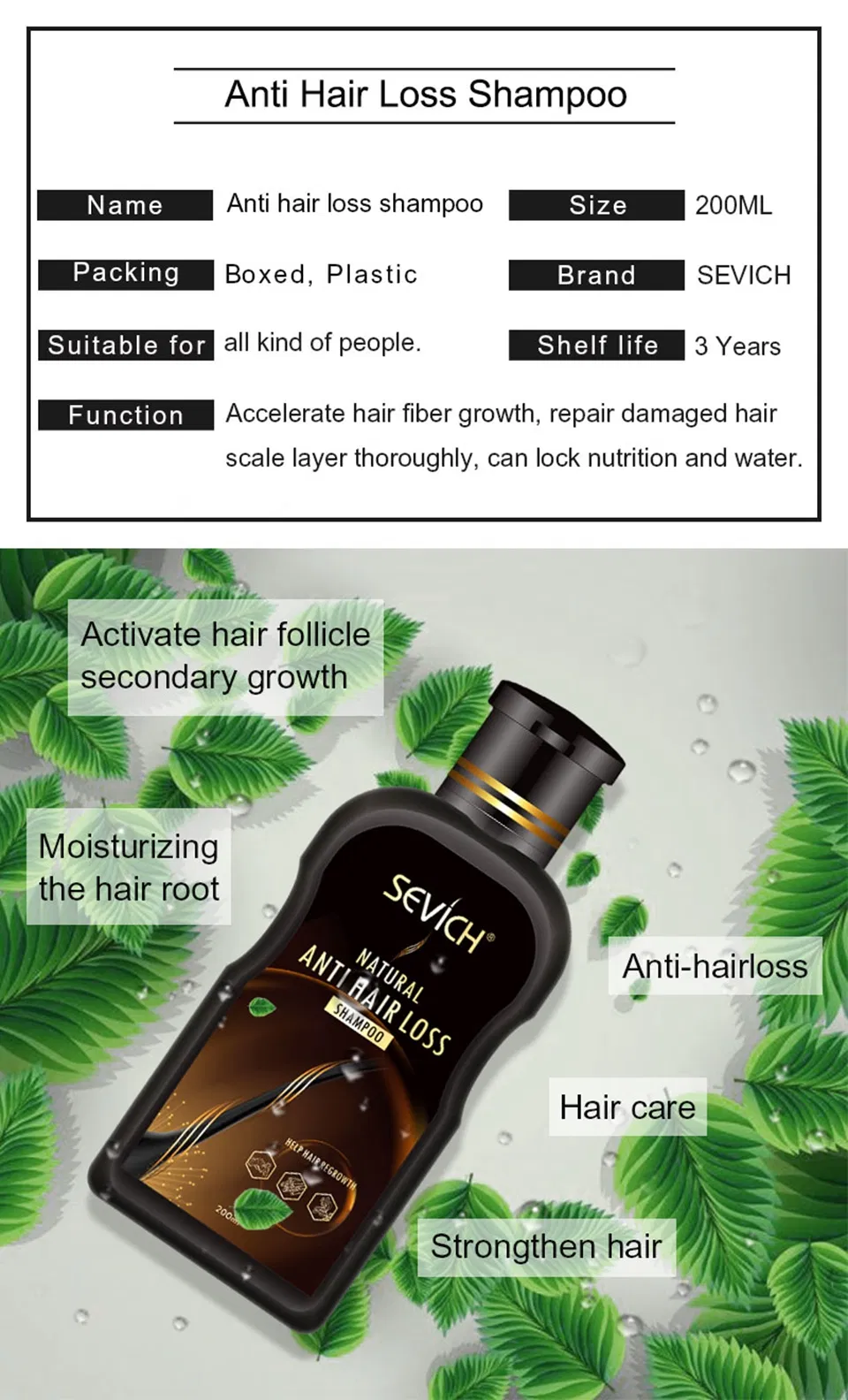 Best Ginger Hair Loss Shampoos for Men and Women Display 2