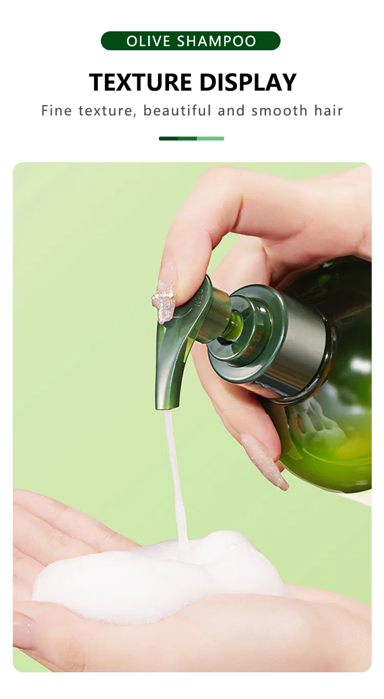 Private Label Organic Arrival Olive Fruit Extract Daily Cleaning Moisturizing Protective Treatment Olive Oil Shampoo
