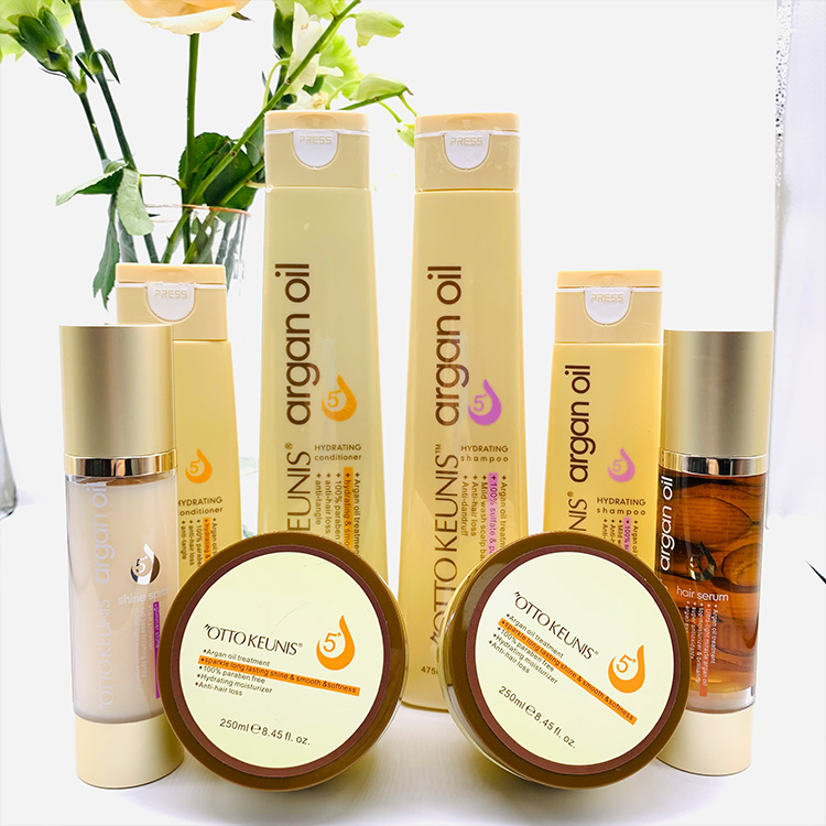 organic natural sulfate and paraben free argan oil shampoo and conditioner set series