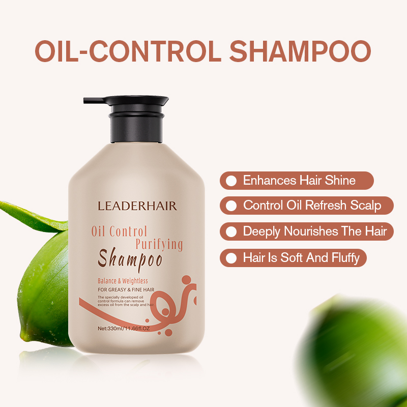 Leaderhair Oil Control Volumizing Shampoo Lightweight Grease Free Hair Care Shampoo