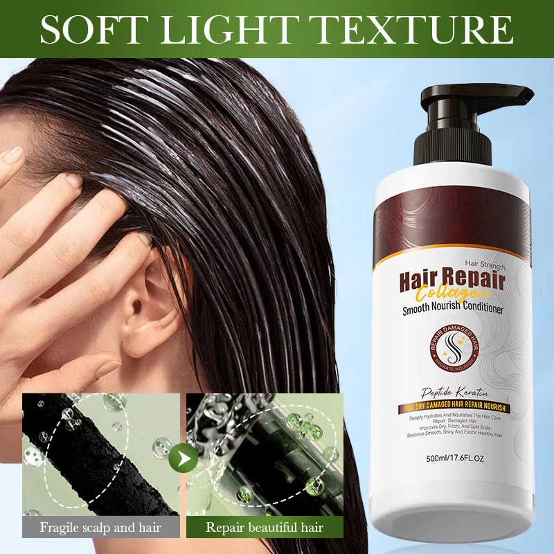 Private Label Shampoo Natural Organic Hair Care Oil Control Collagen Anti-dandruff Shampoo