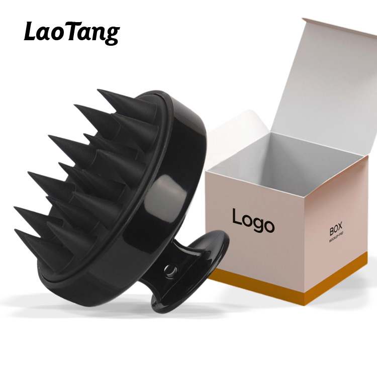 Free Sample OEM Soft Silicone Head Scalp Massager Shampoo Scrubber Hair Wash Scalp Brush For Dandruff