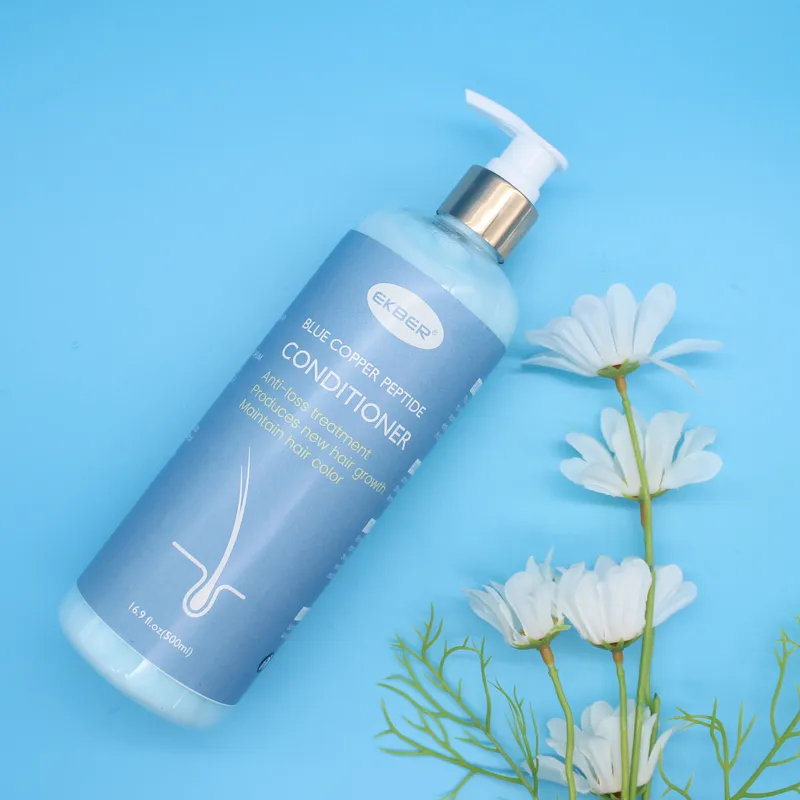 Natural Hair Luxury Blue Copper Peptide Shampoo Kit Hair Care Growth Color Protection Shampoo