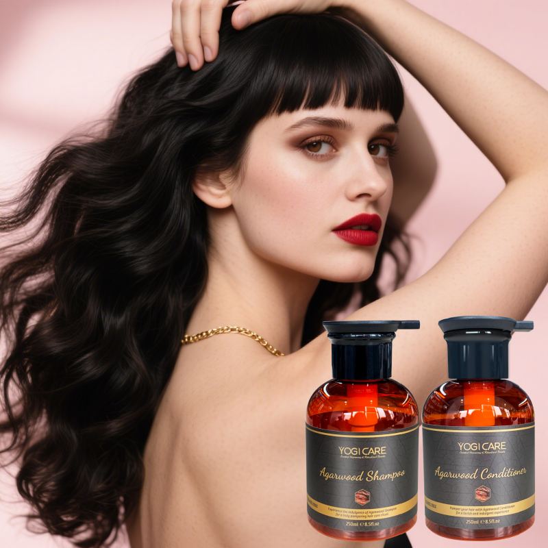 Fast Delivery Luxury Fragrance Sulfate-free Agarwood Moisturizing Repairing Herbal Hair Shampoo Conditioner Set