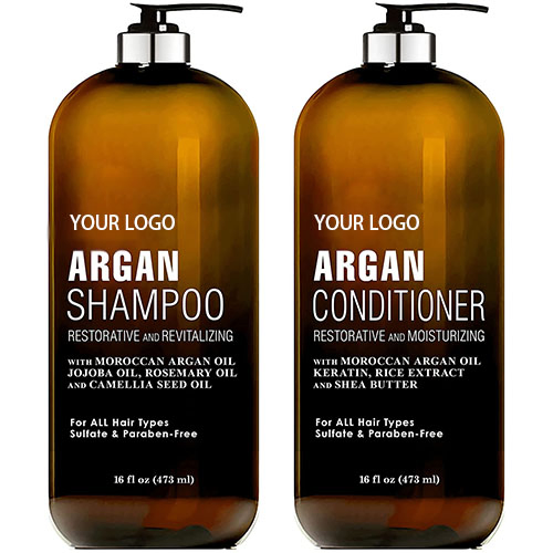 Sulfate-Free Argan Oil Shampoo for Color-Treated and Damaged Hair