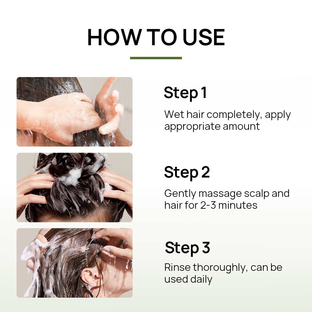 Luxury Vegan Herbal Hair Care Shampoo Set White Truffle Amino Acids Volume Moisturizing Oil Control Smoothing Shampoo
