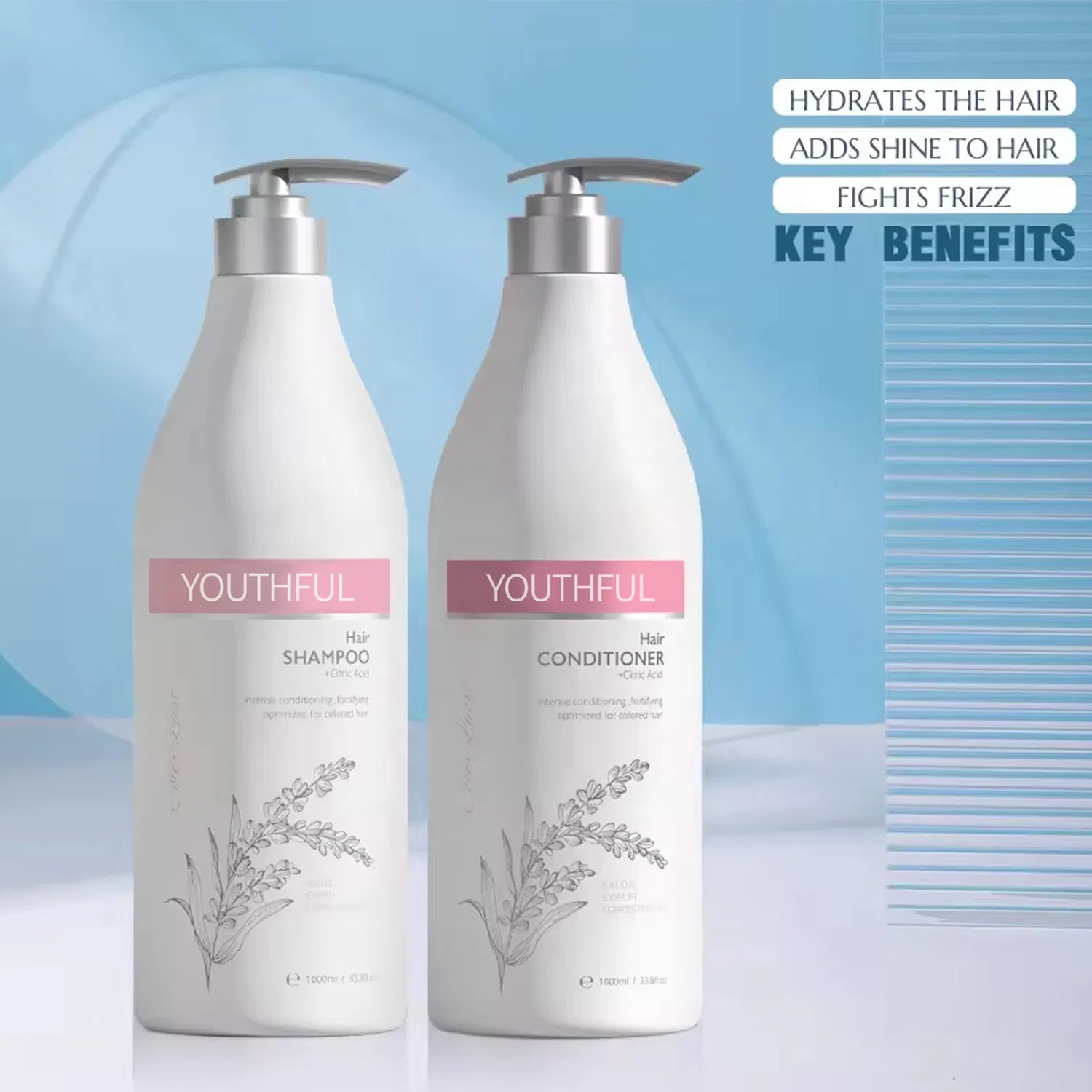 Private Label Citric Acid Color Protection Hair Shampoo