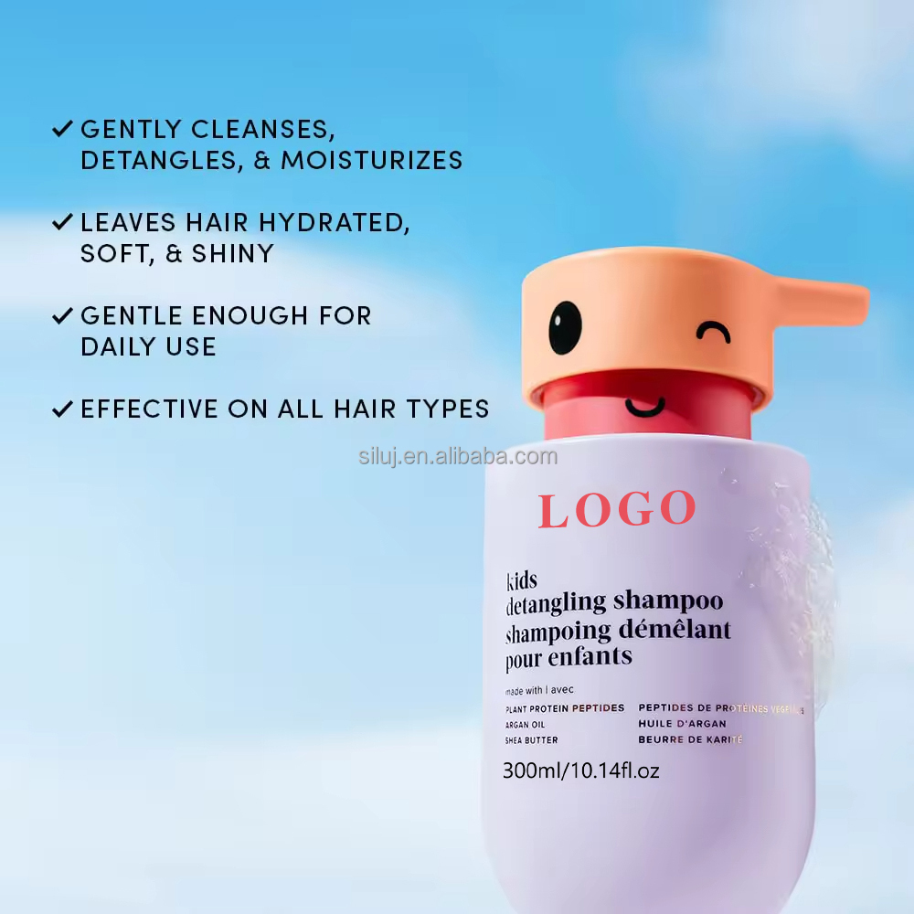 OEM Kids Shampoo,Tear-free Detangling Shampoo For Girls With Curly Or Straight Hair,Clean,Non-toxic,Gentle Haircare 300ml