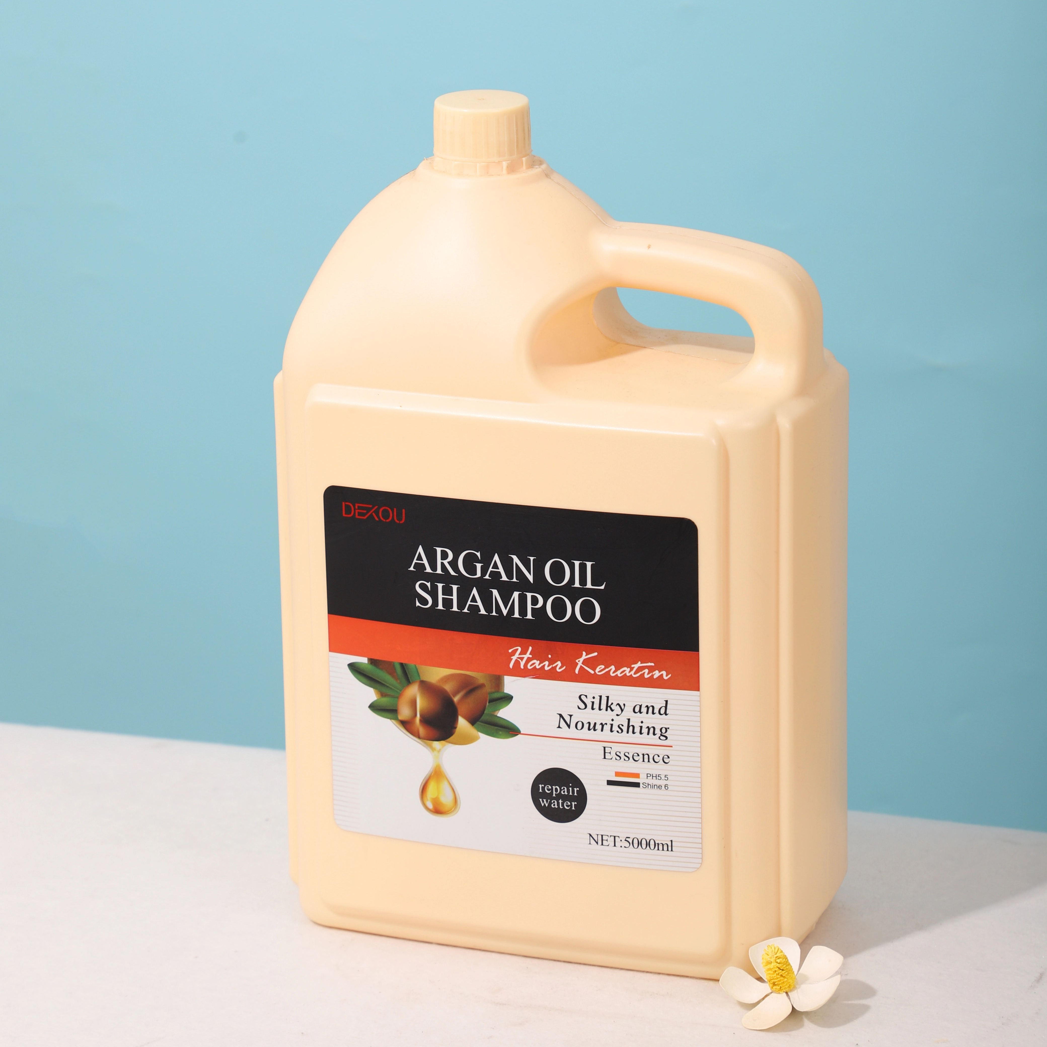 Professional Salon Hotel 5 Liter Shampoo High-capacity Moisturizing Deep Cleansing Private Label Argan Oil 5l Hair Shampoo