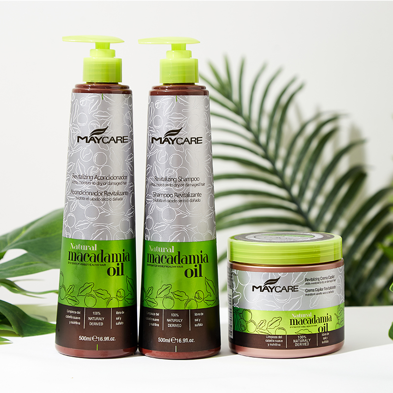 Private Label Organic Deep Cleansing Smoothing Macadamia Nut Oil Hair Shampoo