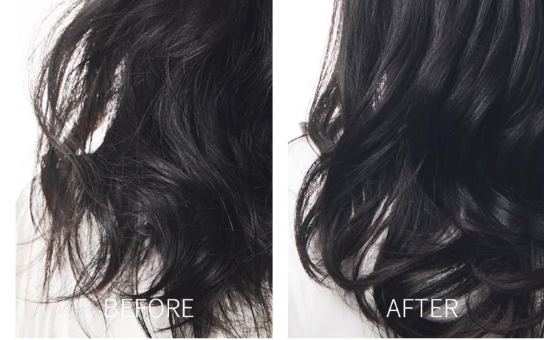 Smooth hair close up 1