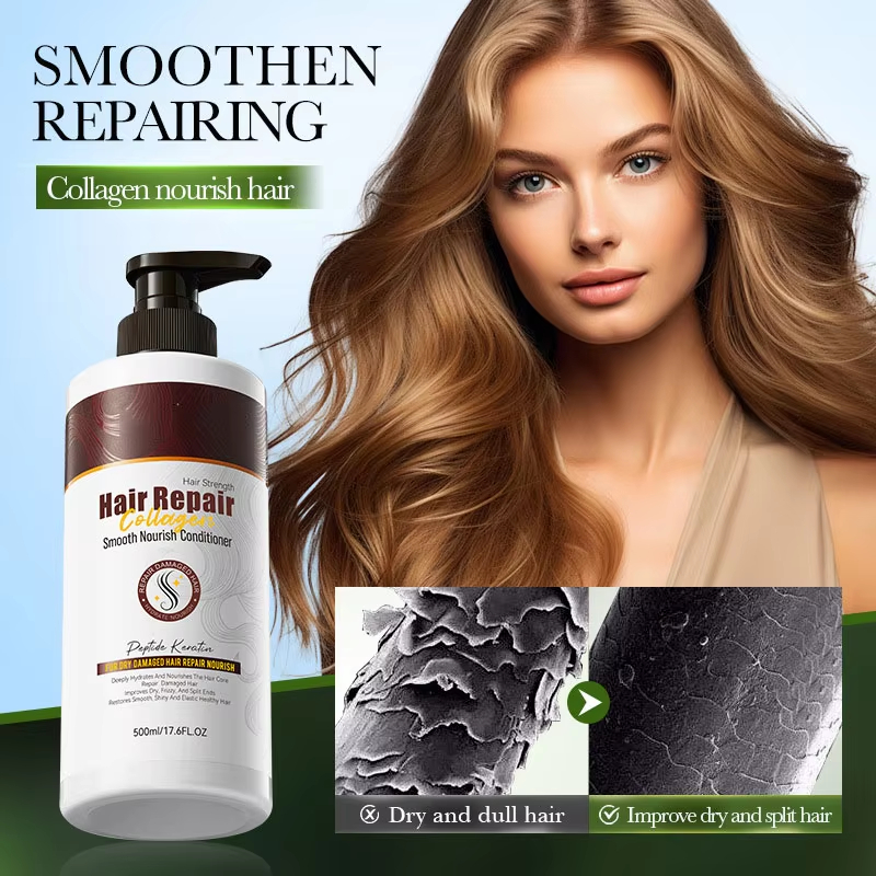 Private Label Shampoo Natural Organic Hair Care Oil Control Collagen Anti-dandruff Shampoo