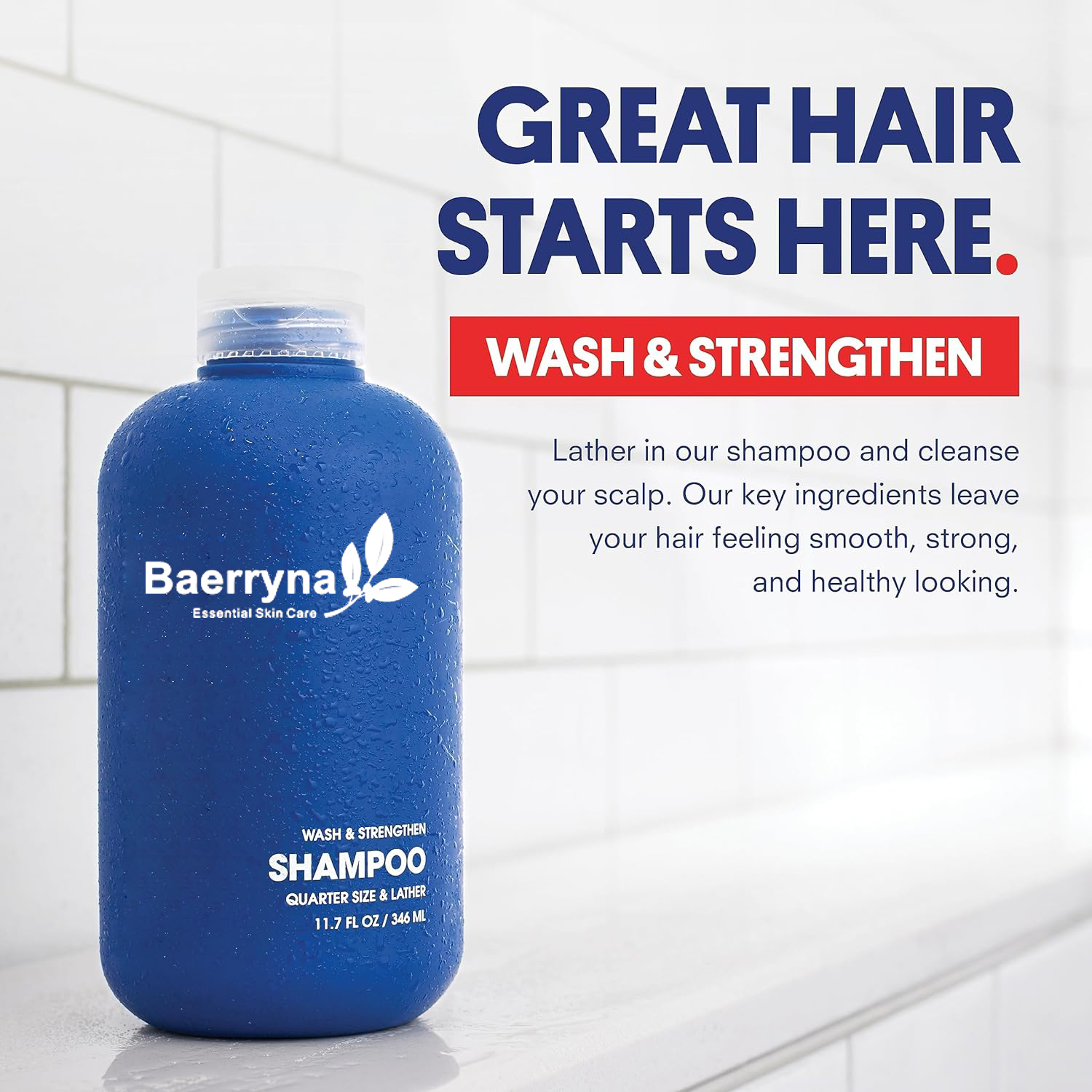 AILINA OEM Packing Clarifying Smoothing Repairing Moisturizing Nourishing Hair Shampoo Moroccan Nut Oil Vitamin E Silicone-Free