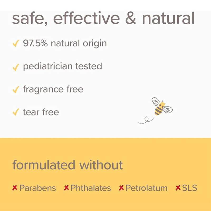 Wholesale in Stock 354.8ml Organic 2-in-1 Shampoo and Body Wash for Kids Baby Body Moisturizing Tear-Free Formula Shower Gel