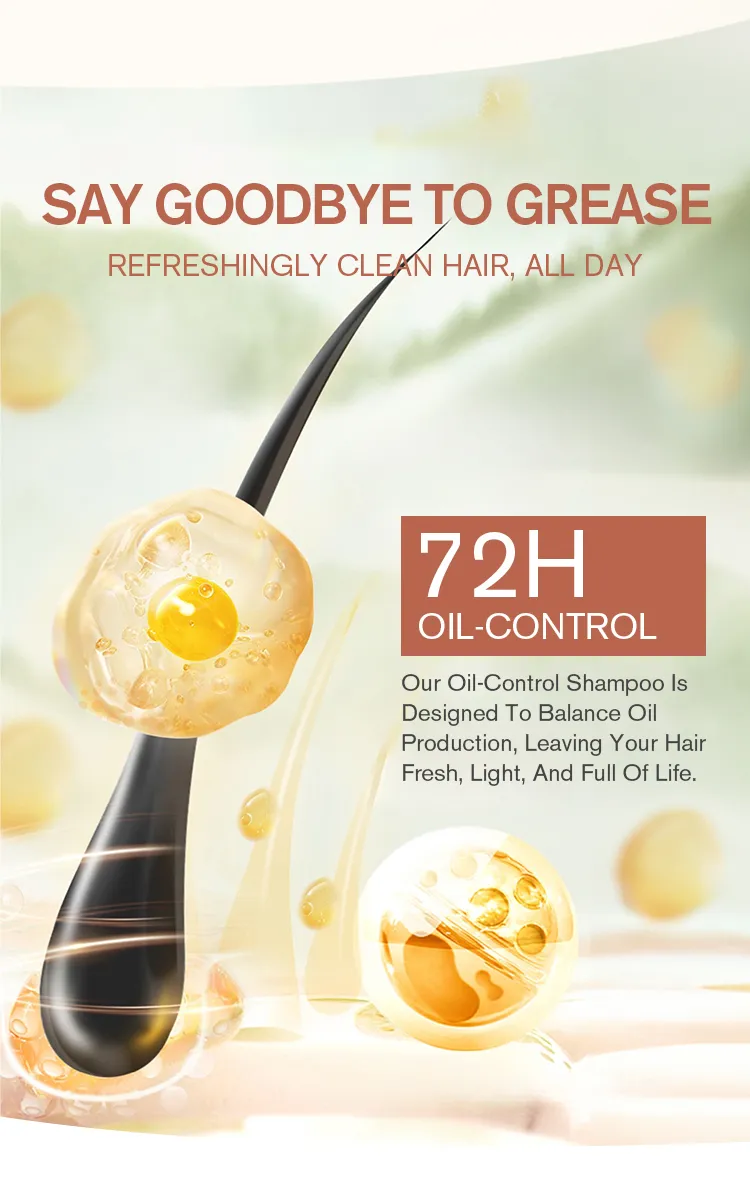 Oil Control Volumizing Shampoo Cleansing Effects