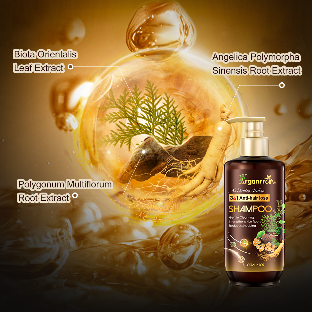 Custom Your Logo Barber Salon Anti Hair Loss Hair Biotin Shampoo OEM for Hair Growth
