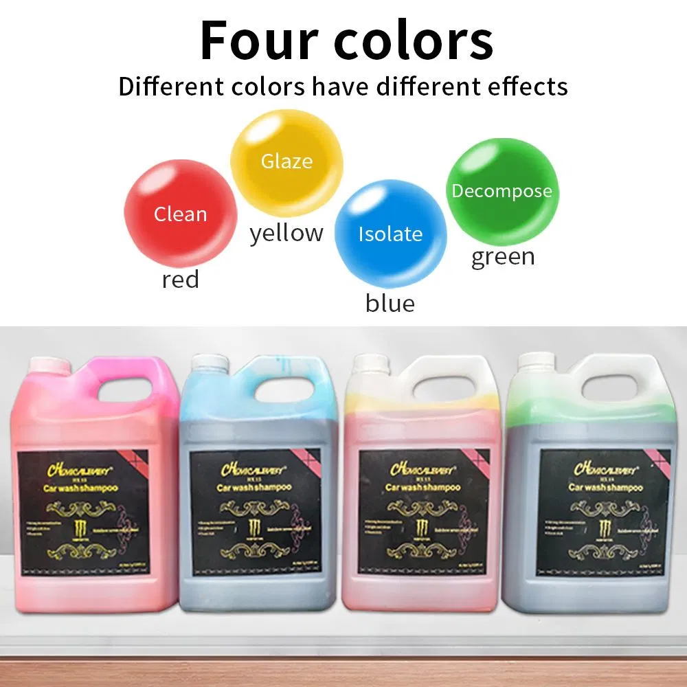 Vibrant Color Foam Waxing Shampoo for Ultimate Shine and Protection