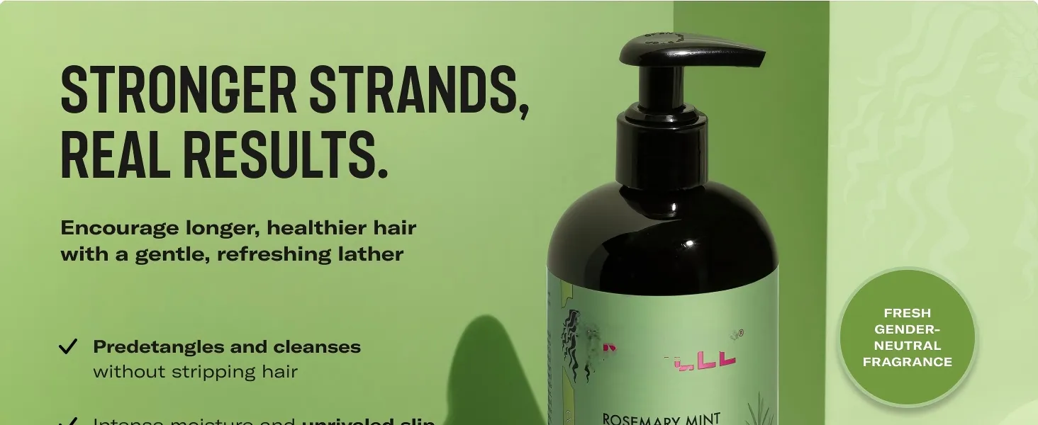 Organics Rosemary Mint Hair Strengthening Biotin Shampoo Feature Image 1