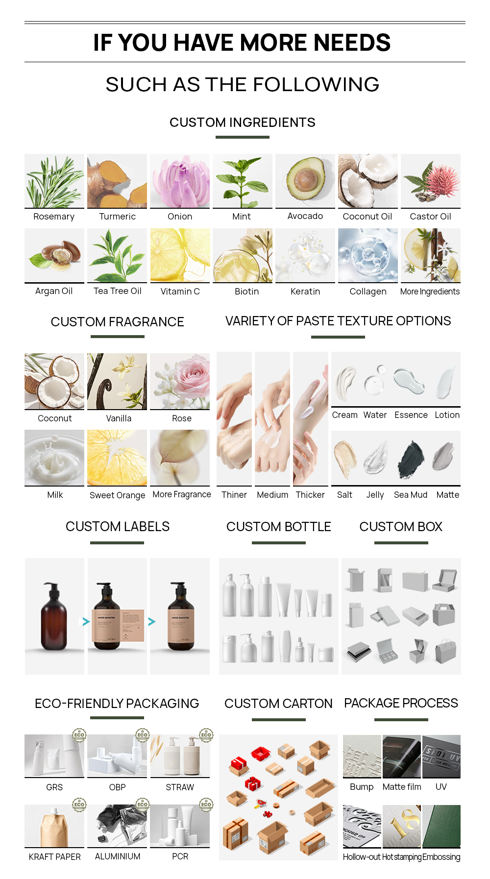 Luxury Vegan Herbal Hair Care Shampoo Set White Truffle Amino Acids Volume Moisturizing Oil Control Smoothing Shampoo