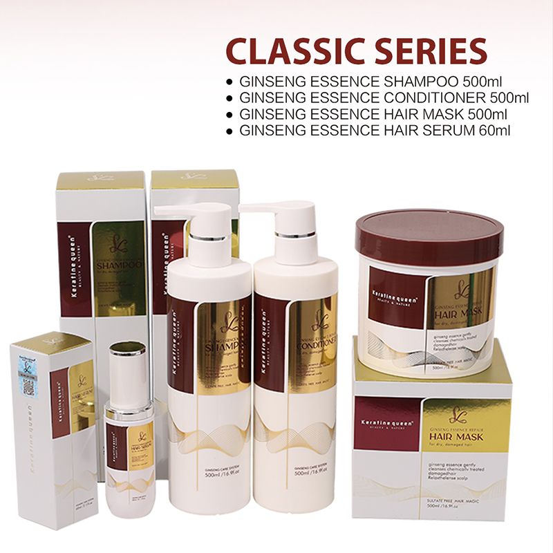 Factory Professional Salon Maca Collagen Hair Treatment Mask Smoothing Straightening Hair Oil Keratin Shampoo and Conditioner