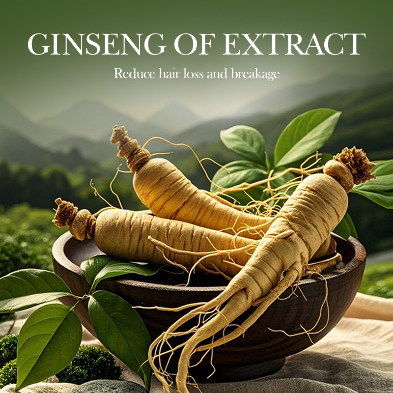 Best-selling Ginseng Polygonum Multiflorum Anti-Hair Loss Shampoo Gel Rich Extracts Nourishing Cleansing Oil-Control Refreshing