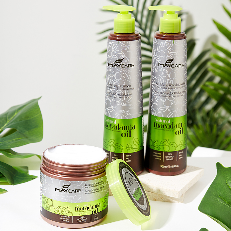 Private Label Organic Deep Cleansing Smoothing Macadamia Nut Oil Hair Shampoo