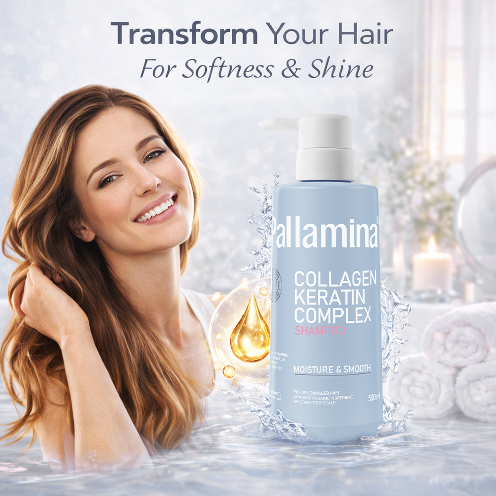 Pallamina Professional Salon Shampoo Private Label Hair Care Keratin Treatment Collagen Shampoo for Better Hair Health