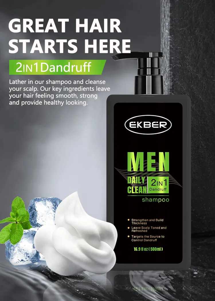 Man's 2in1 Anti-Dandruff Shampoo Detail 1