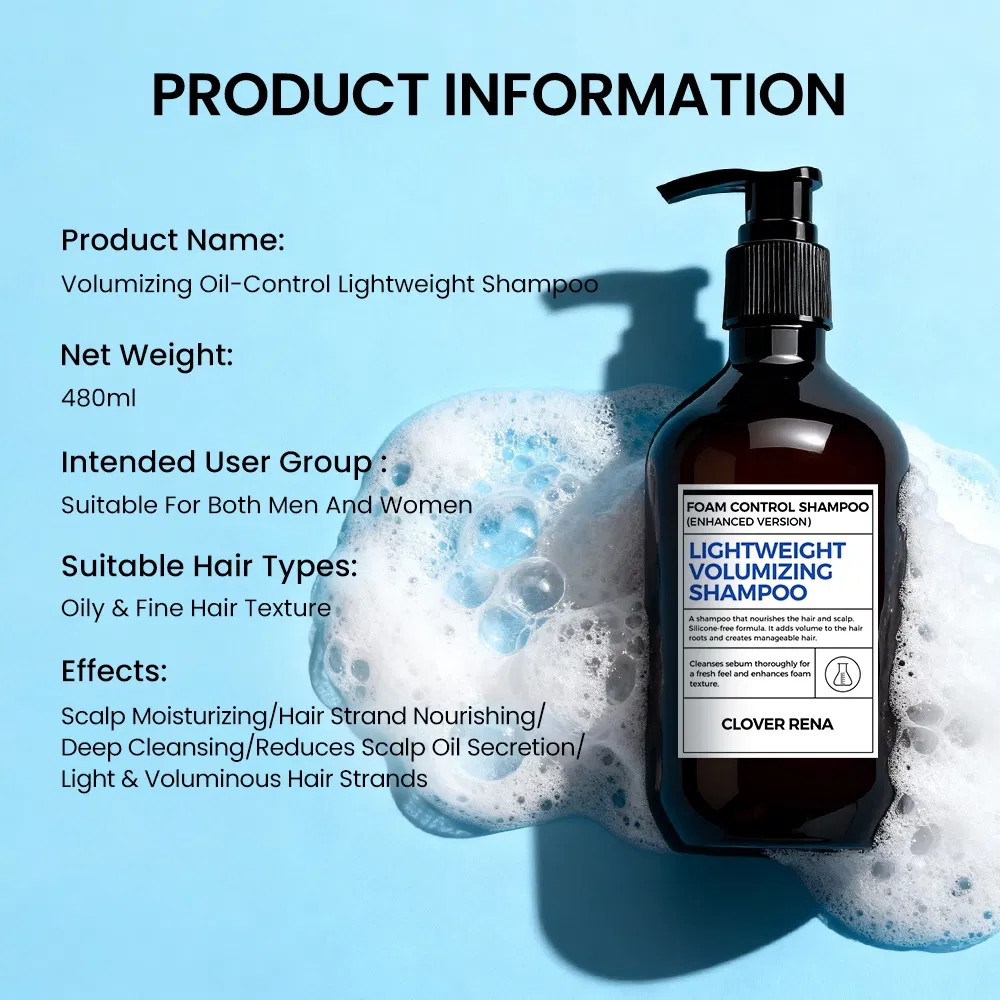 Custom-Made Oil Control Volumizing Refreshing Shampoo for Both Men and Women.