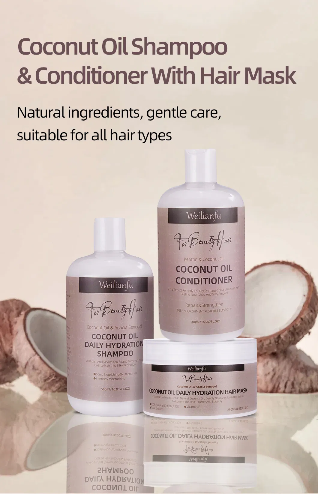 Coconut Keratin Shampoo Details