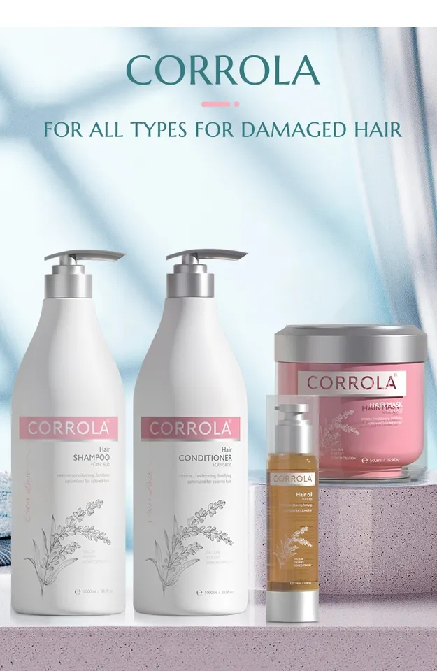 Corrola Hair Care Products Clean Nourishing Color Protection Natural Hair Shampoo