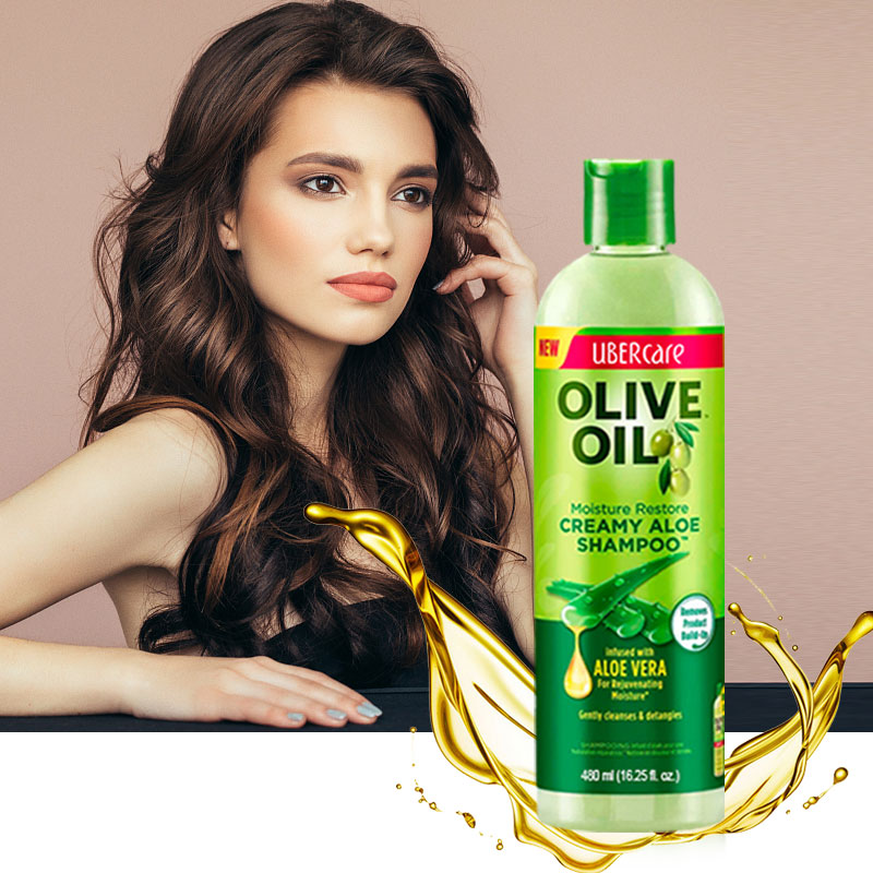 Hot Selling Professional Hair Salon Use Olive Oil Moisturizing Hair Shampoo and Conditioner