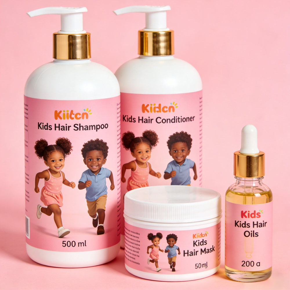 Wholesale Kids Hair Care Set 2 in 1 Shampoo Conditioner Leave In Styling Kit