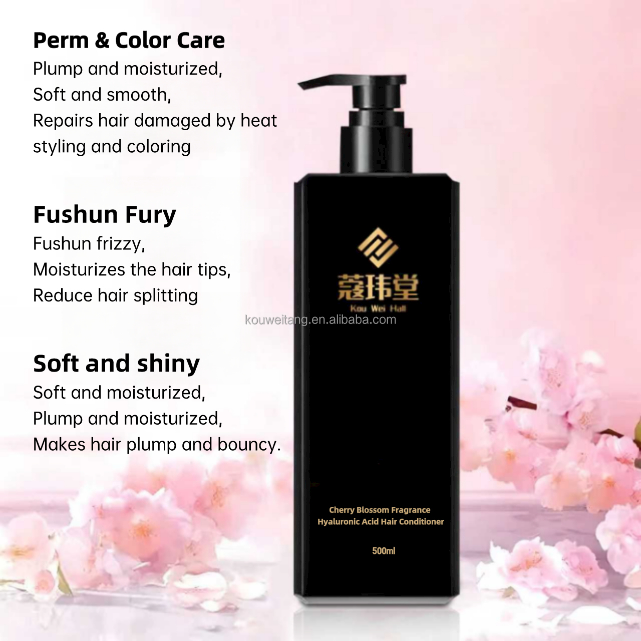 Private Label Organic Shampoo Conditioner Set for Hair Growth Anti-Hair Loss Oil-Control Scalp Care Moisturizing Black Hair