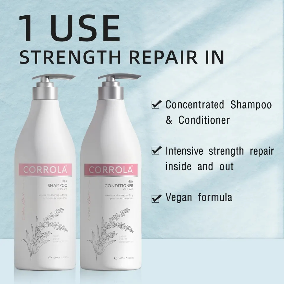 Corrola Hair Care Products Clean Nourishing Color Protection Natural Hair Shampoo