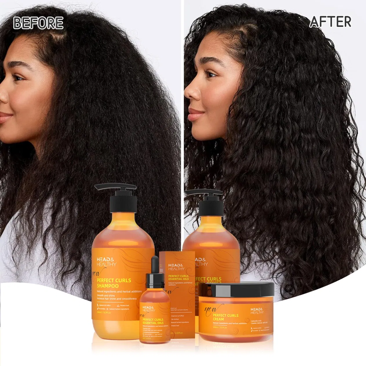 Custom Wholesale and Retail 5% Minoxidil Repair Damaged Volumizing Hair Treatment Natural Hair Growth Hair Shampoo &amp; Conditioner Hair Serum Hair Mask Hair Set