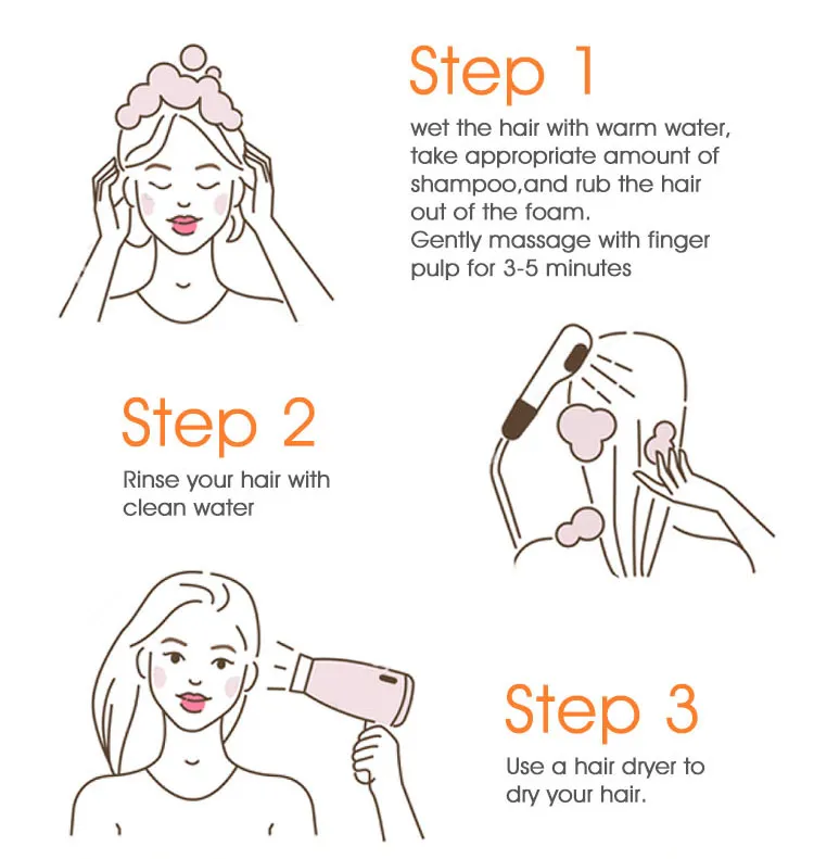 Natural Smooth Hair Shampoo Argan Olive Oil Shampoo and Conditioner Sulfate Free