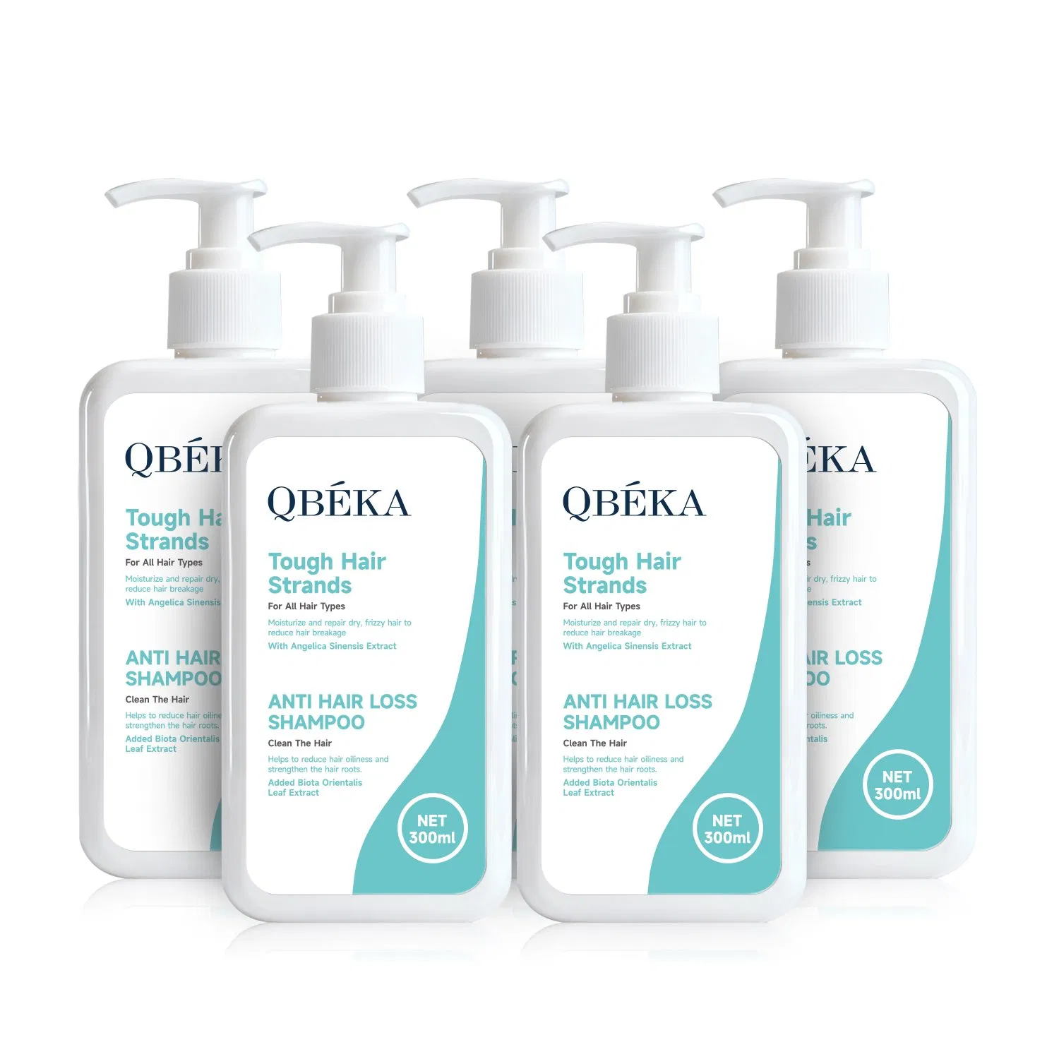 Qbeka Herbal Refreshing Shampoo for Anti-Hair Loss &amp; Scalp Revitalization