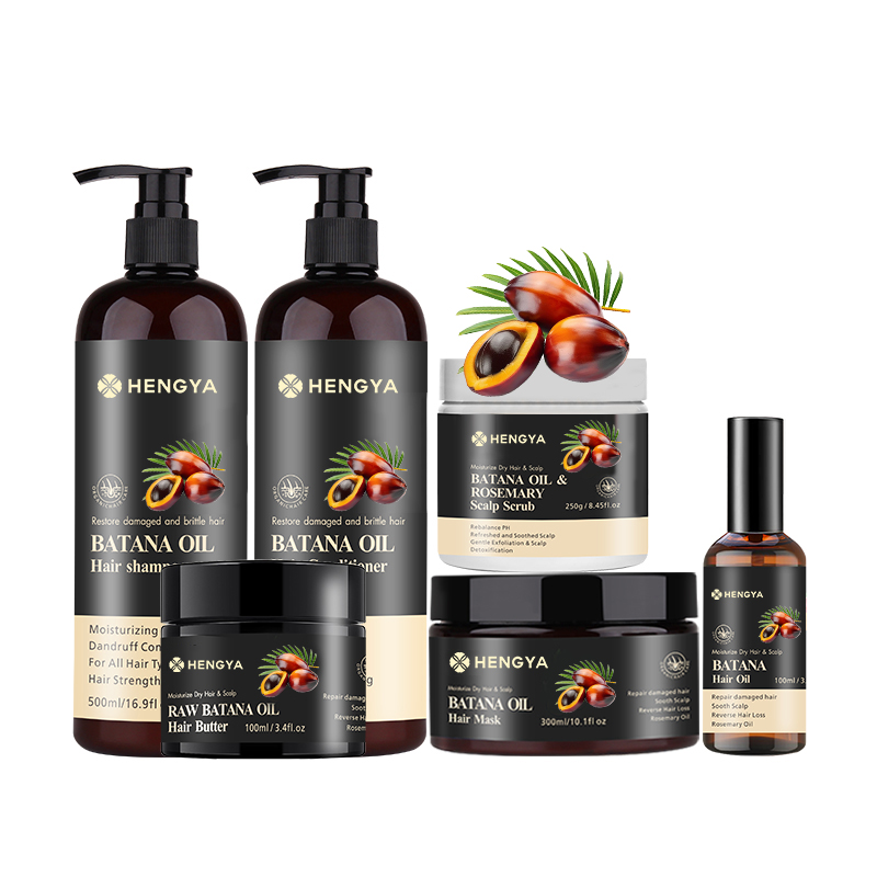 OEM Private Label Batana Shampoo Hair Growth Scalp Repair Nourishing Anti-Hair Loss Anti-Dandruff Organic Sulfate Free Oil