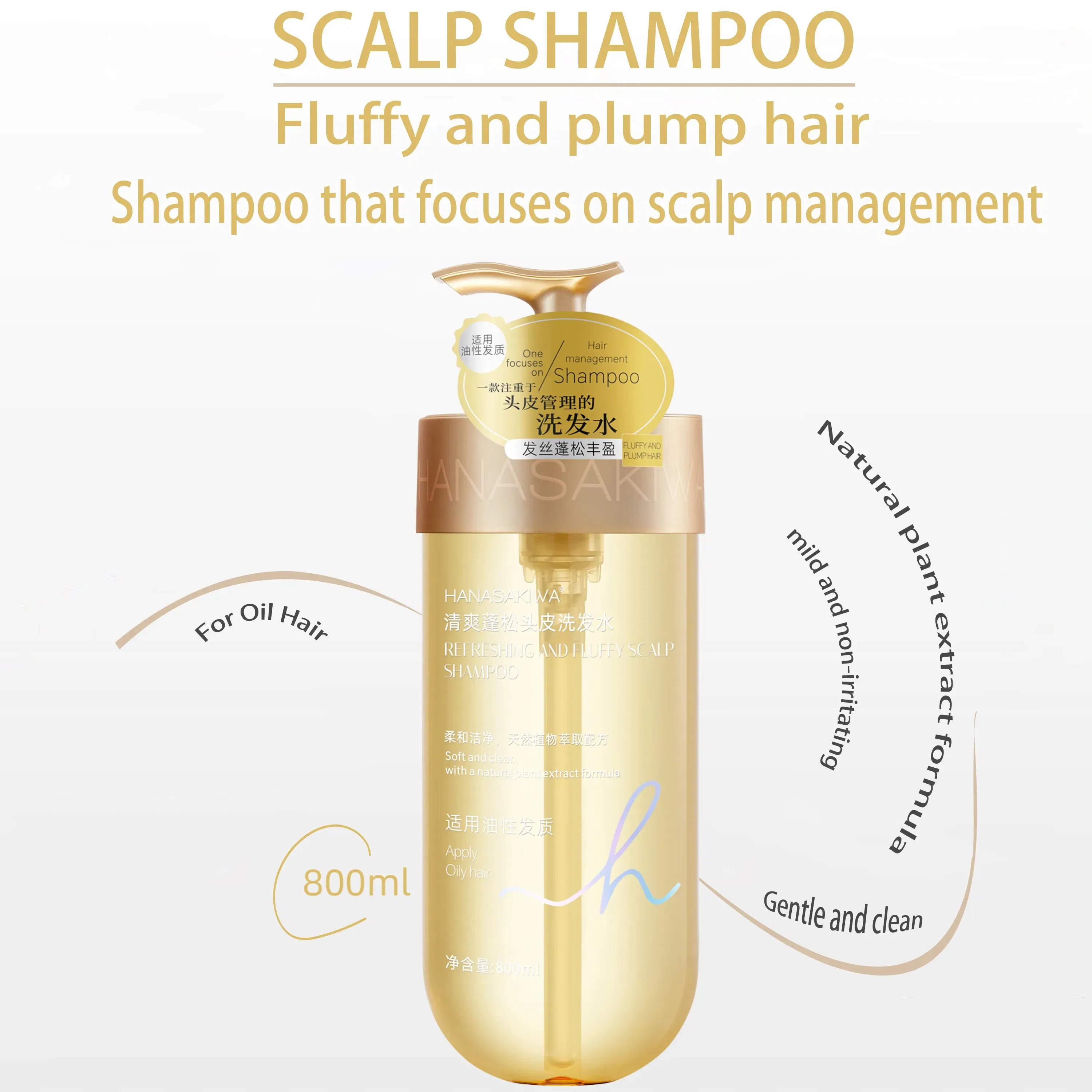 Sulfate-Free Clarifying Shampoo Salon Professional Oil Control