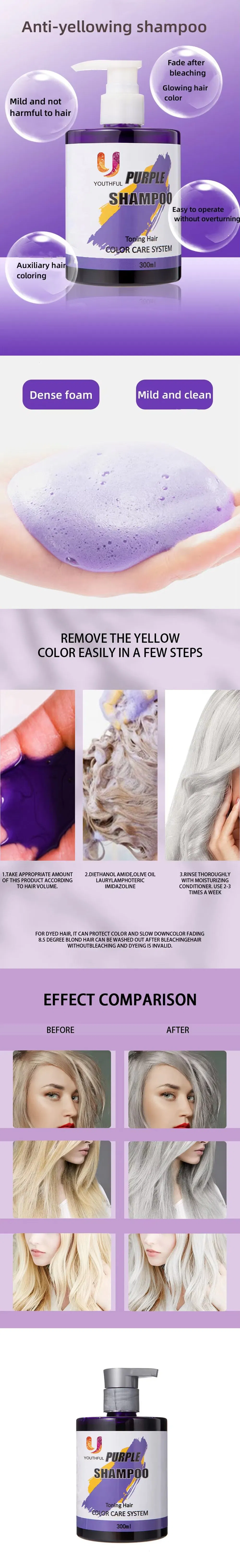 300ml Professional Purple Shampoo
