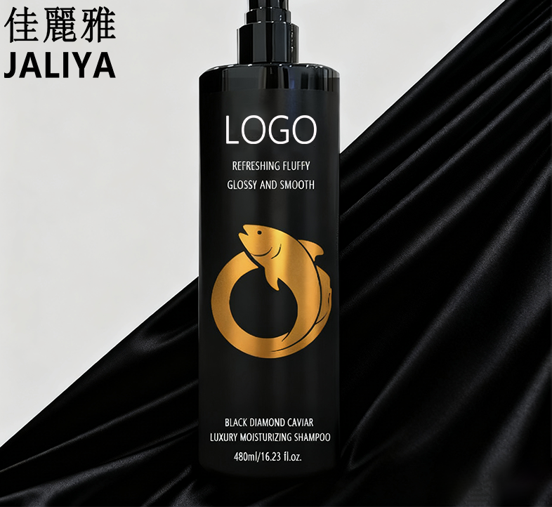 OEM Black Diamond Caviar Shampoo Luxury Moisturizing for Refreshing Fluffy &amp; Glossy Hair