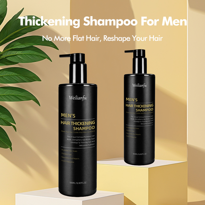 Men Thickening Hair Shampoo and Conditioner Volumizing Anti-Hair Loss and Lightweight Formula for Effortless Style Hair Care